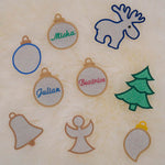 Stickdatei Set FSL Free Standing Lace Streudeko & Christbaumschmuck Weihnachtsschmuck - Sewando