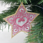 Stickdatei Set FSL Free Standing Lace Streudeko & Christbaumschmuck Weihnachtsschmuck - Sewando
