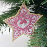 Stickdatei Set FSL Free Standing Lace Streudeko & Christbaumschmuck Weihnachtsschmuck - Sewando