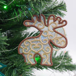 Stickdatei Set FSL Free Standing Lace Streudeko & Christbaumschmuck Weihnachtsschmuck - Sewando