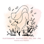 Plotterdatei Herbstfuchs - Sewando