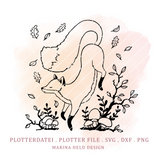 Plotterdatei Herbstfuchs - Sewando