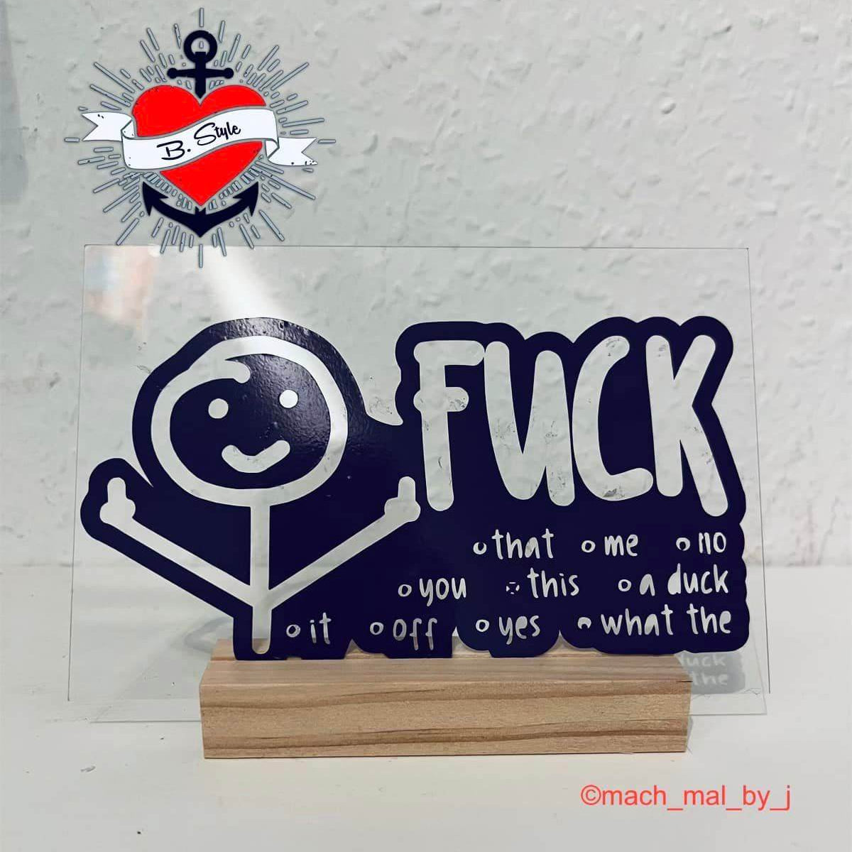 *Fuck Männchen* Plotterdatei - Sewando