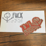 *Fuck Männchen* Plotterdatei - Sewando