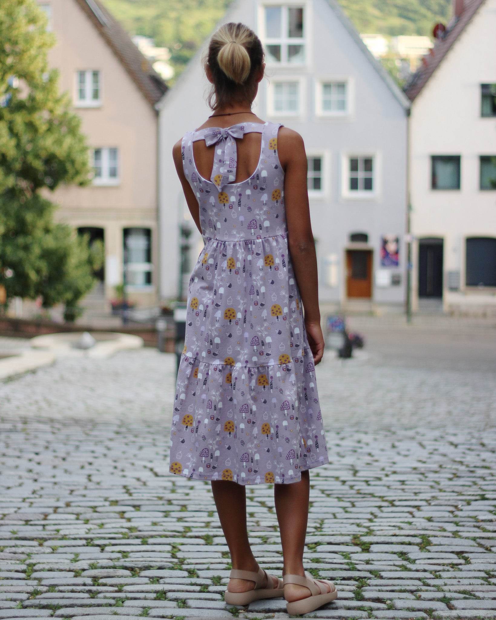 Schnittmuster Maxikleid Zoraya Maxi Gr. 115-164 - Sewando