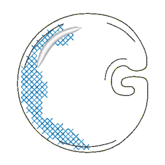 Stickdatei - BUBBLE Alphabet A-Z - Sewando