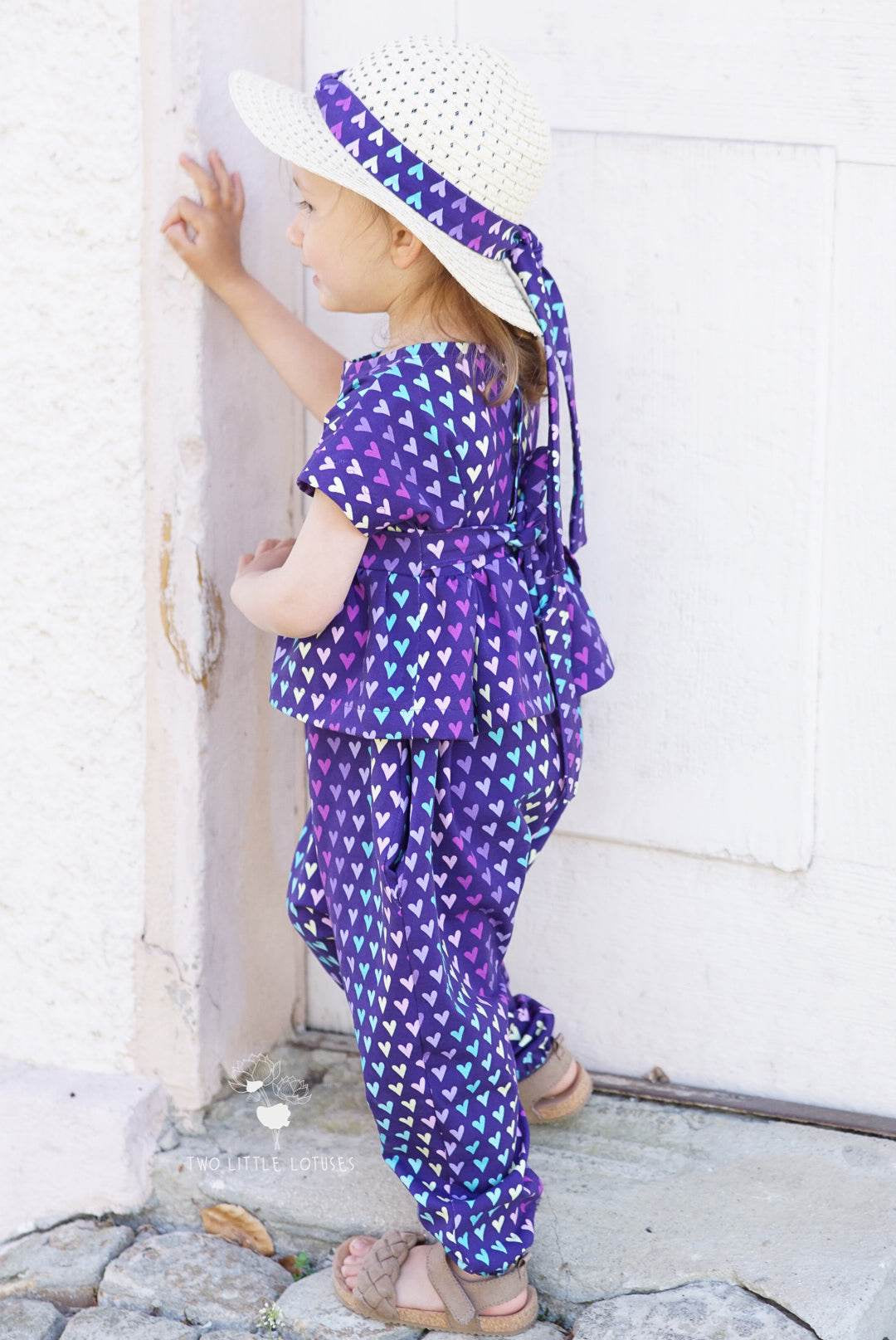Schnittmuster Jumpsuit Filippa Addon Mini& Maxi Gr. 56-140 - Sewando