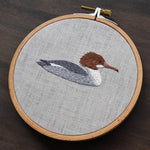COMMON MERGANSER Hand embroidery pattern - Sewando