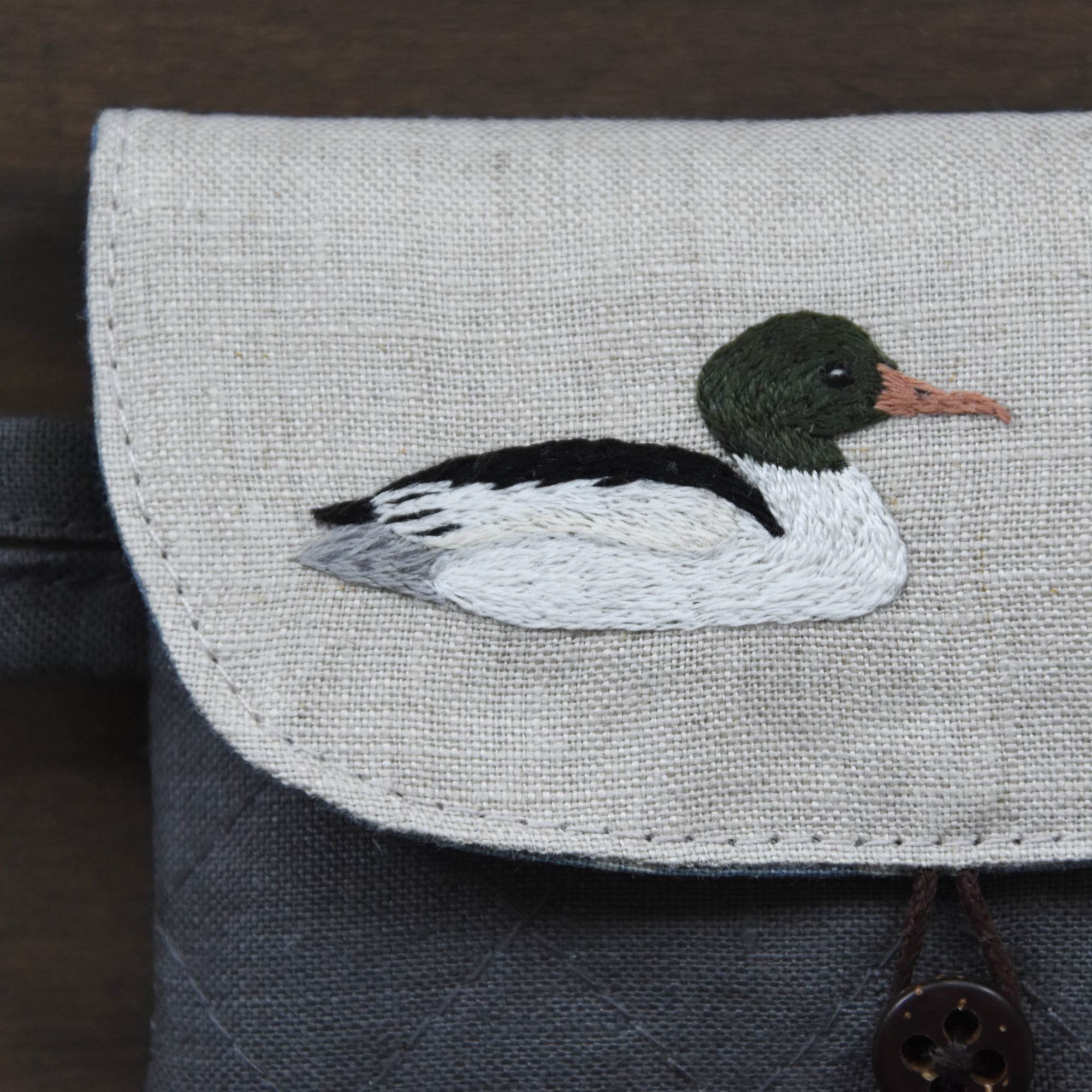 COMMON MERGANSER Hand embroidery pattern - Sewando