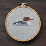 COMMON MERGANSER Hand embroidery pattern - Sewando