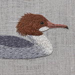 COMMON MERGANSER Hand embroidery pattern - Sewando