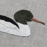 COMMON MERGANSER Hand embroidery pattern - Sewando