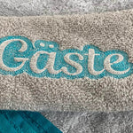 Stickdatei Set Embossed Schriftzüge für Handtücher - Sewando
