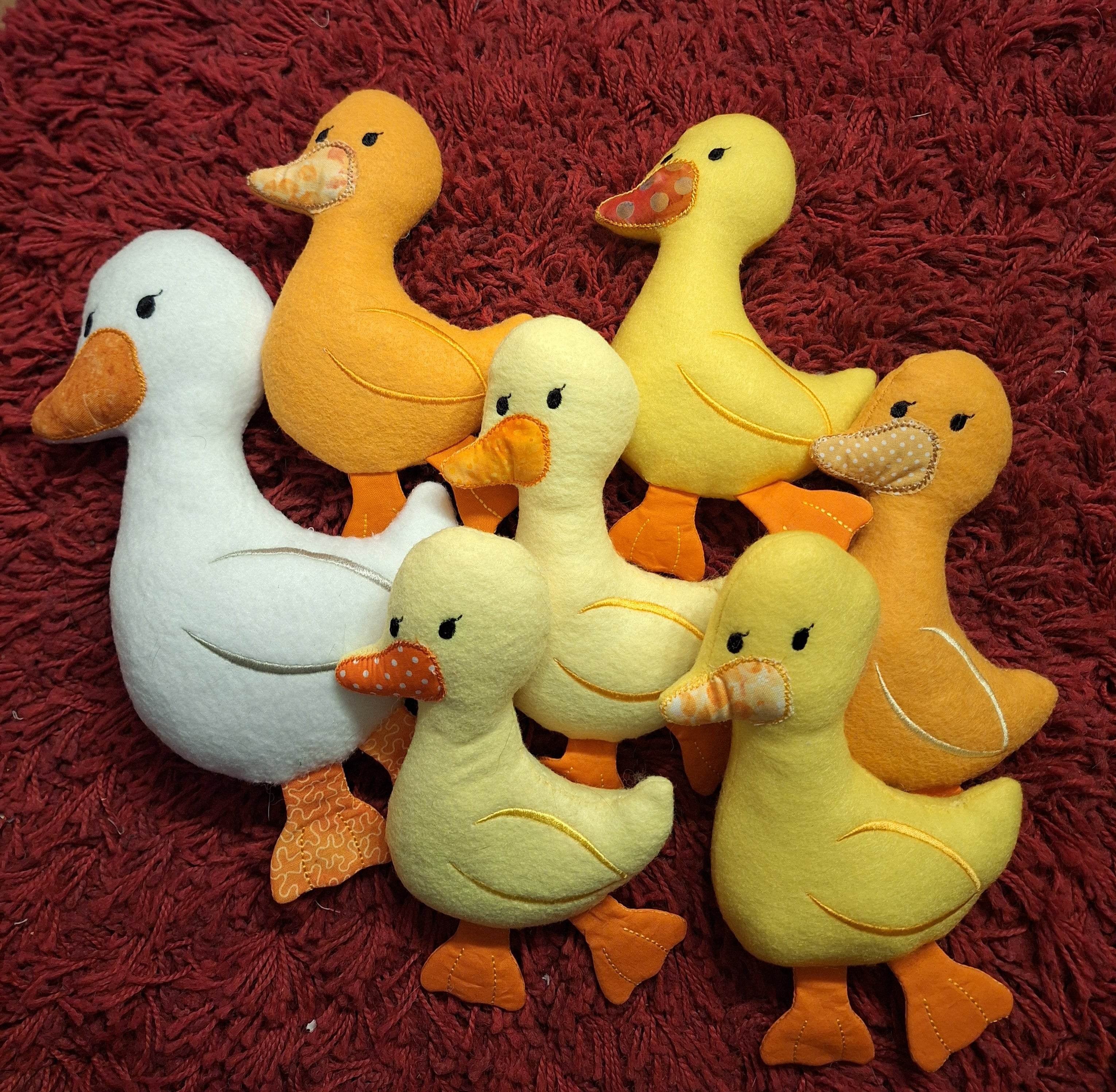 Stickdatei ITH Gans Gänse Ente Kuscheltier - Sewando