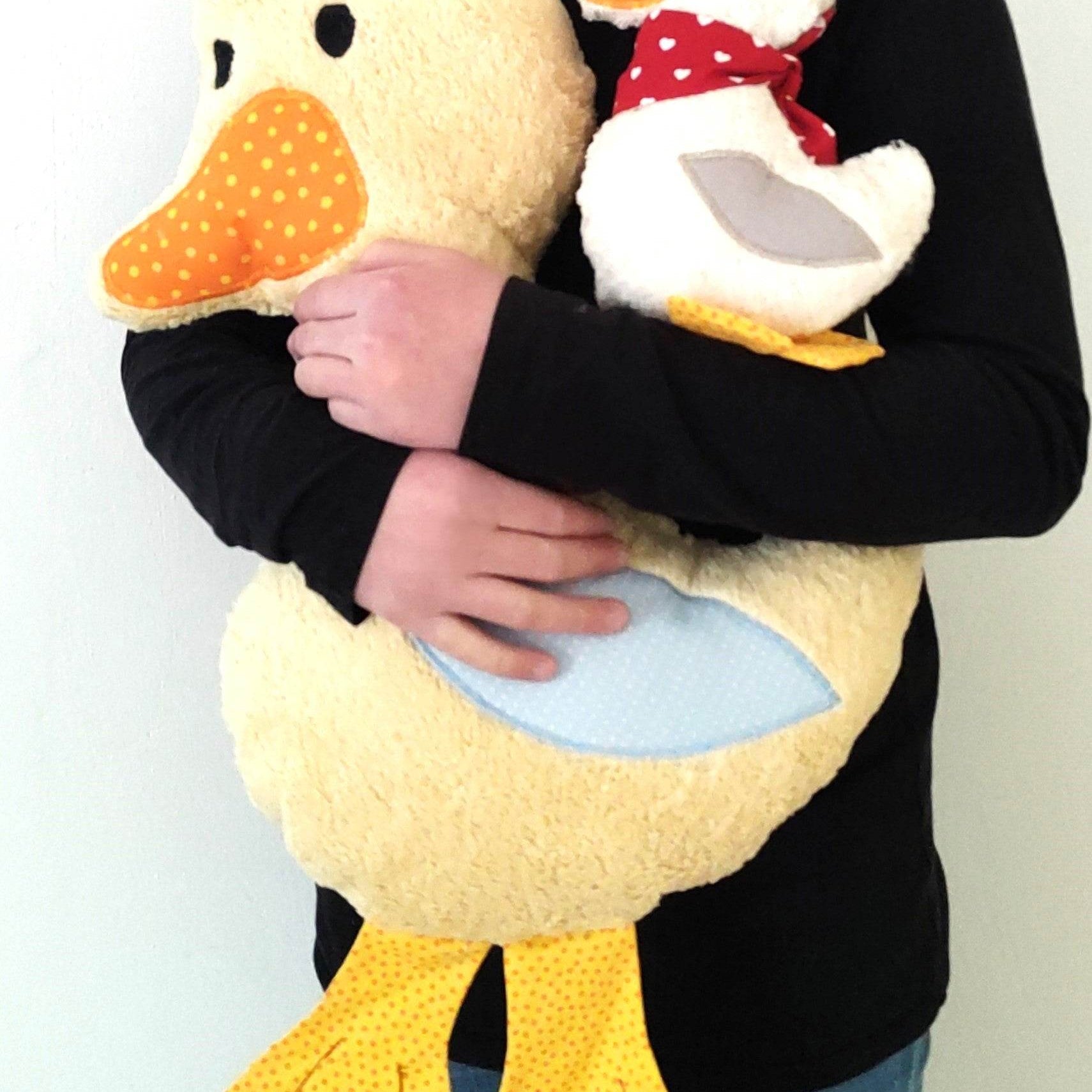 Nähanleitung Gans Giesela Kuscheltier - Sewando