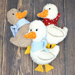 Stickdatei ITH Gans Gänse Ente Kuscheltier - Sewando
