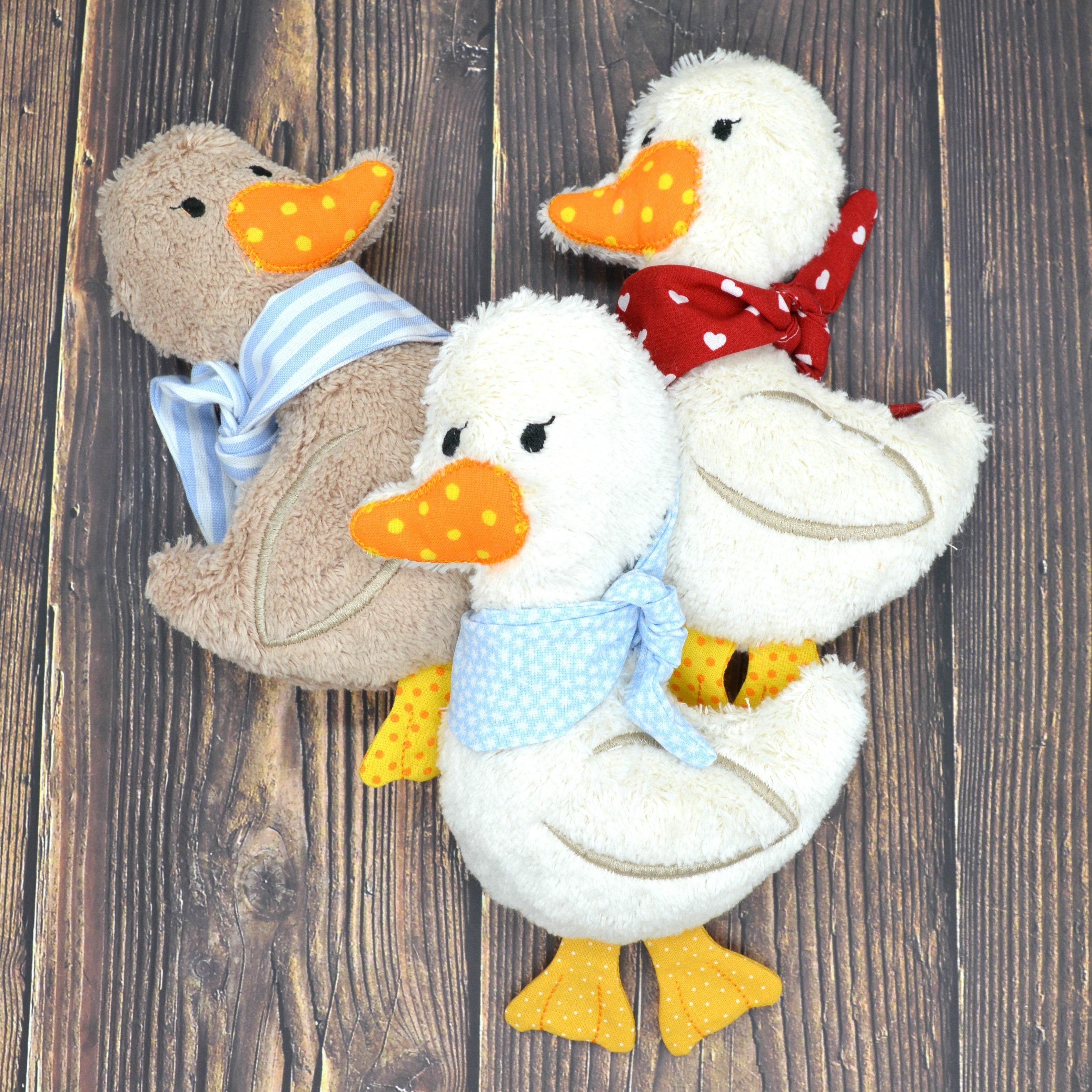 Stickdatei ITH Gans Gänse Ente Kuscheltier - Sewando