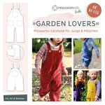 Schnittmuster Mitwachs-Kinderlatzhose & Latzshorts | Gr. 86 - 128 - Sewando