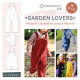 Schnittmuster Mitwachs-Kinderlatzhose & Latzshorts | Gr. 86 - 128 - Sewando