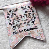 Plotterdatei Gartenbank Garten - Sewando