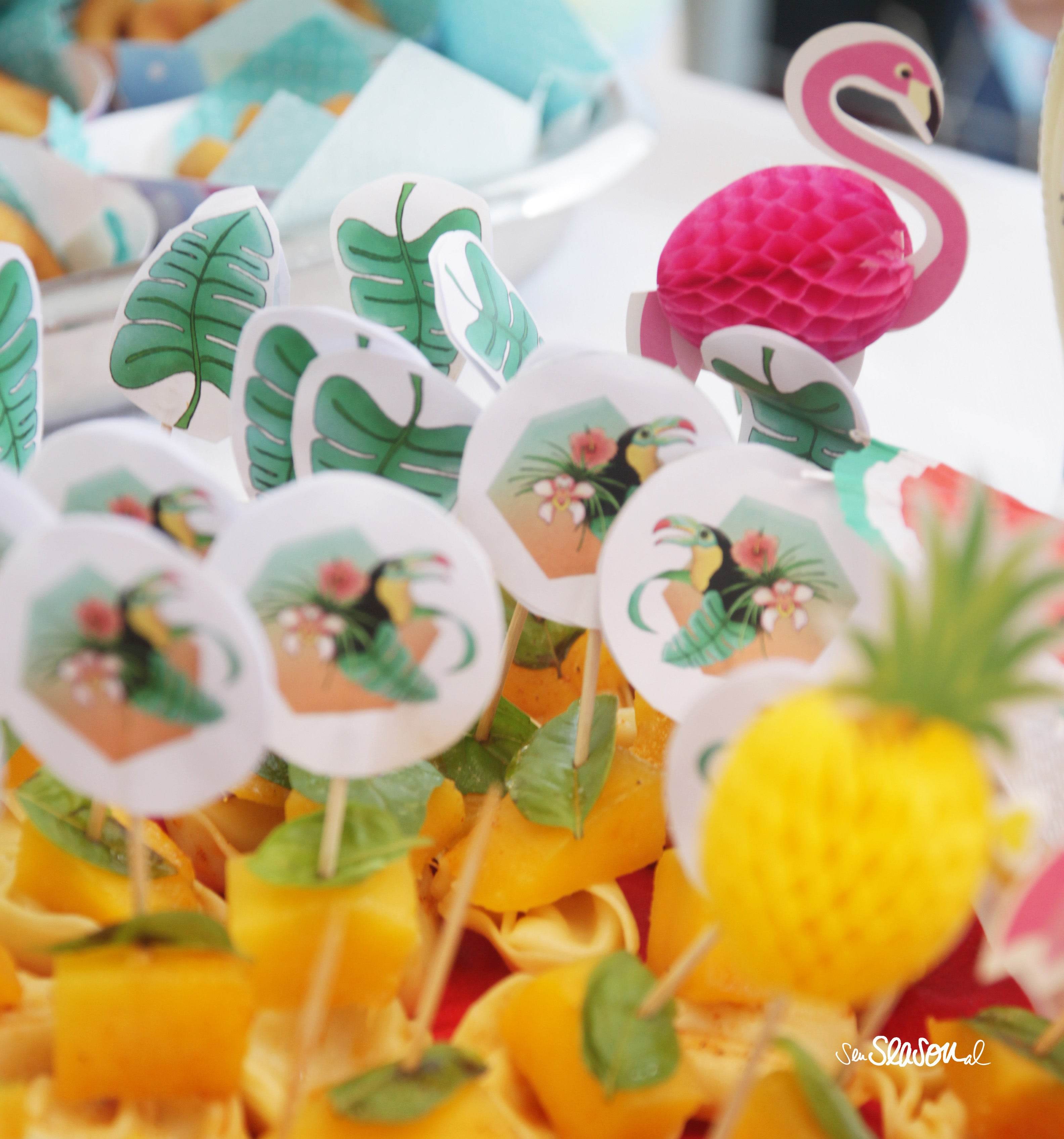 Digistampset Hawaii-Blumen, Druckvorlage, Sublimation, Digistamp - Sewando