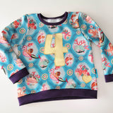 Schnittmuster timtom No.40 Girly Sweatshirt Gr. 86-152 - Sewando
