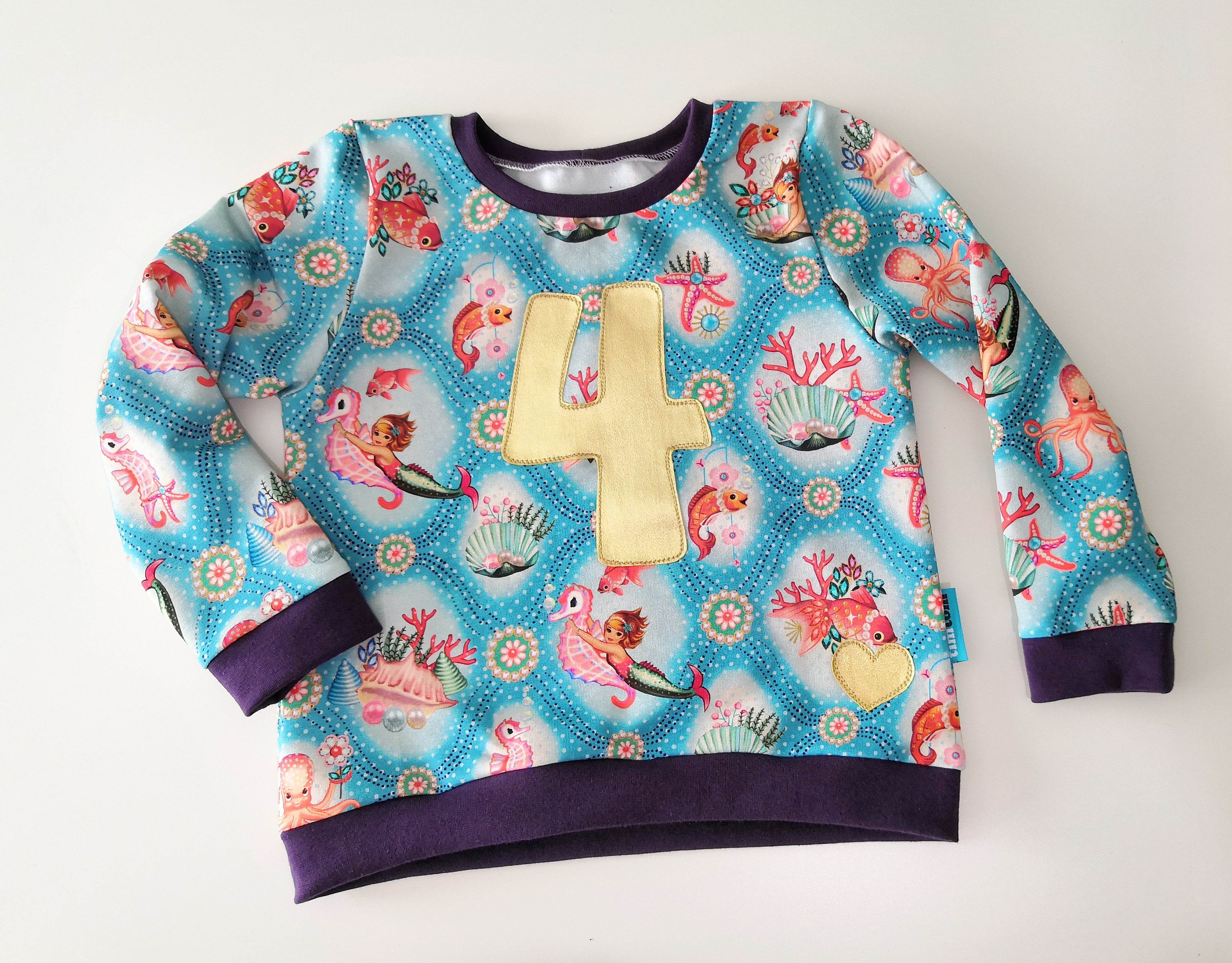 Schnittmuster timtom No.40 Girly Sweatshirt Gr. 86-152 - Sewando