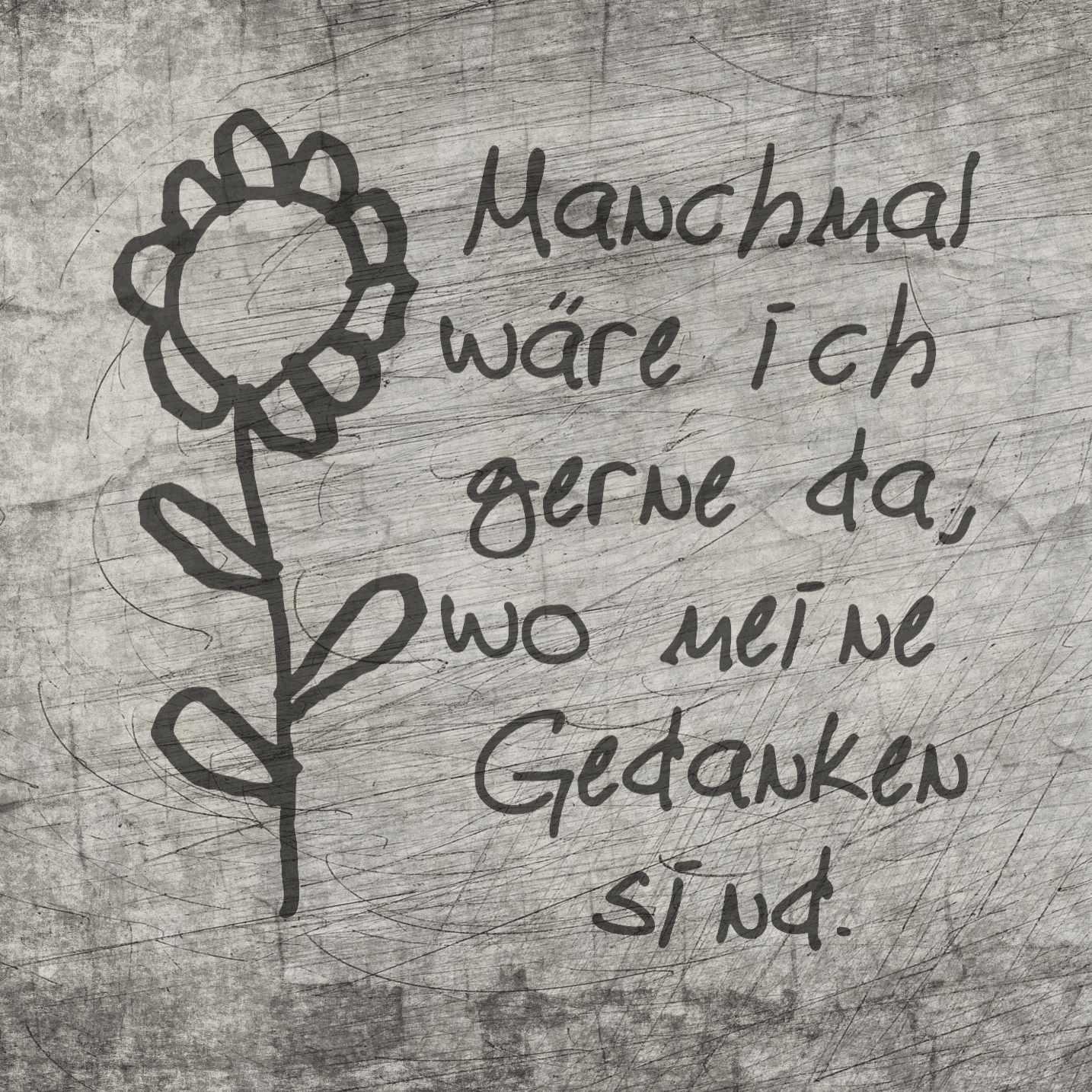 *Gedanken* Plotterdatei - Sewando