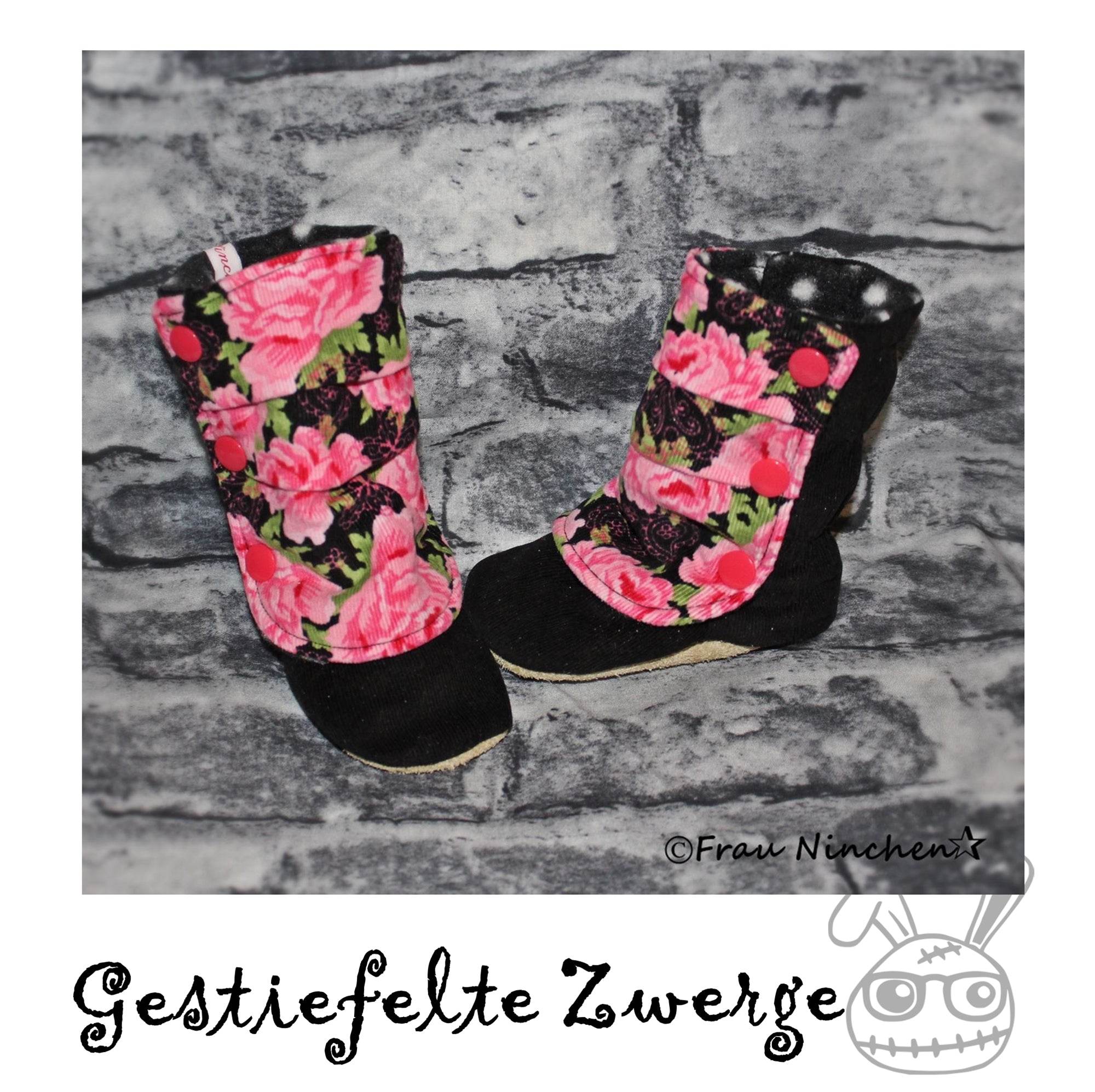 Schnittmuster Stiefel Gestiefelte Zwerge - Sewando