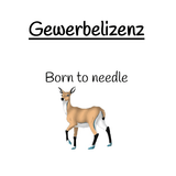 Allgemeine Gewerbelizenz Born to Needle unbegrenzt - Sewando