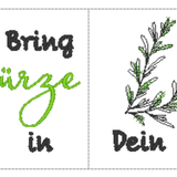 Stickdatei - Gewürzständer SPICES to go - Sewando