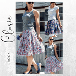 Schnittmuster Tellerock CLARIE Gr. XS-XXXL : - Sewando