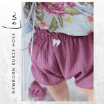 Schnittmuster Newborn LOU kurze Hose Gr. 50-92 : - Sewando