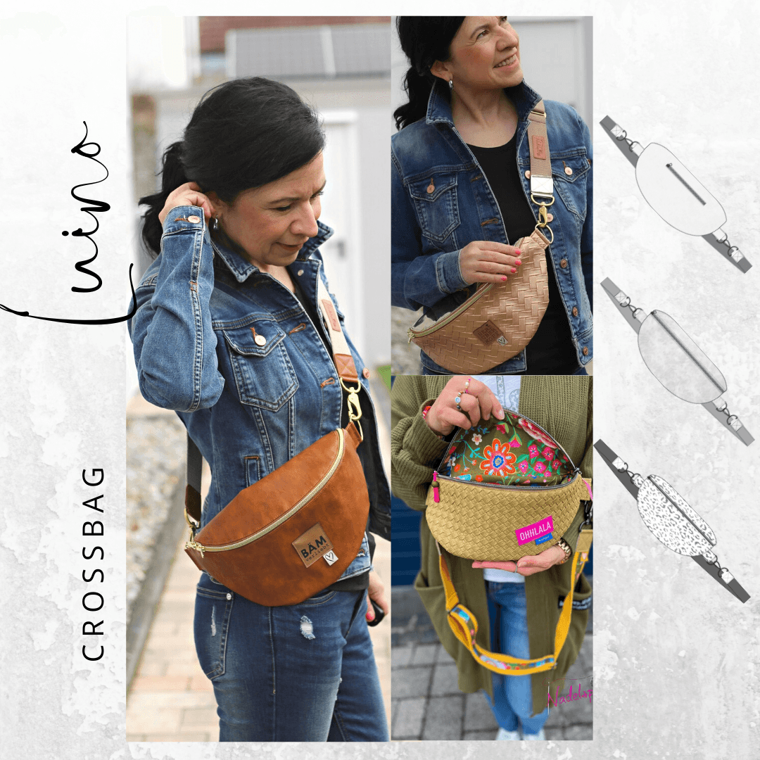 Schnittmuster Crossbag LUINO : - Sewando