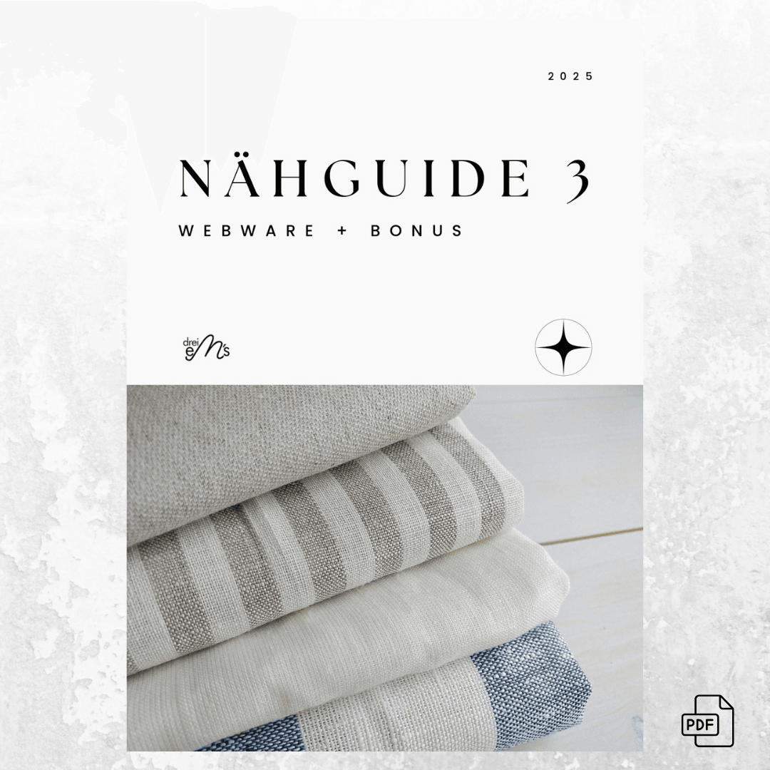 PDF- NÄHGUIDE 3 für Webware + Bonus : - Sewando