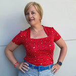 Schnittmuster Ginette - Shirt oder Kleid mit Trapezausschnitt und Raffung Gr. 34-54 - Sewando