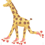 Bügelbild-Design-sportliche Giraffe - Sewando