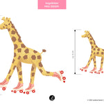 Bügelbild-Design-sportliche Giraffe - Sewando