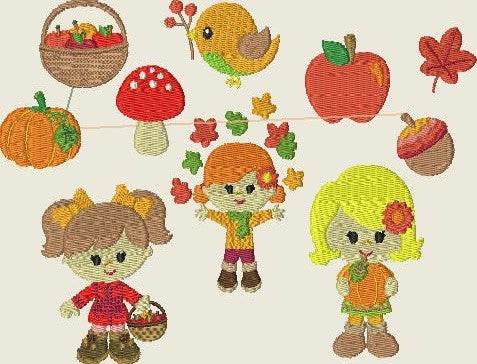Stickdatei Herbst XXL Set 364 - Sewando