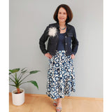 Giulia – langer Rock mit Falten, Schnittmuster in Gr. 34 - 52