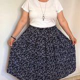 Giulia – langer Rock mit Falten, Schnittmuster in Gr. 34 - 52