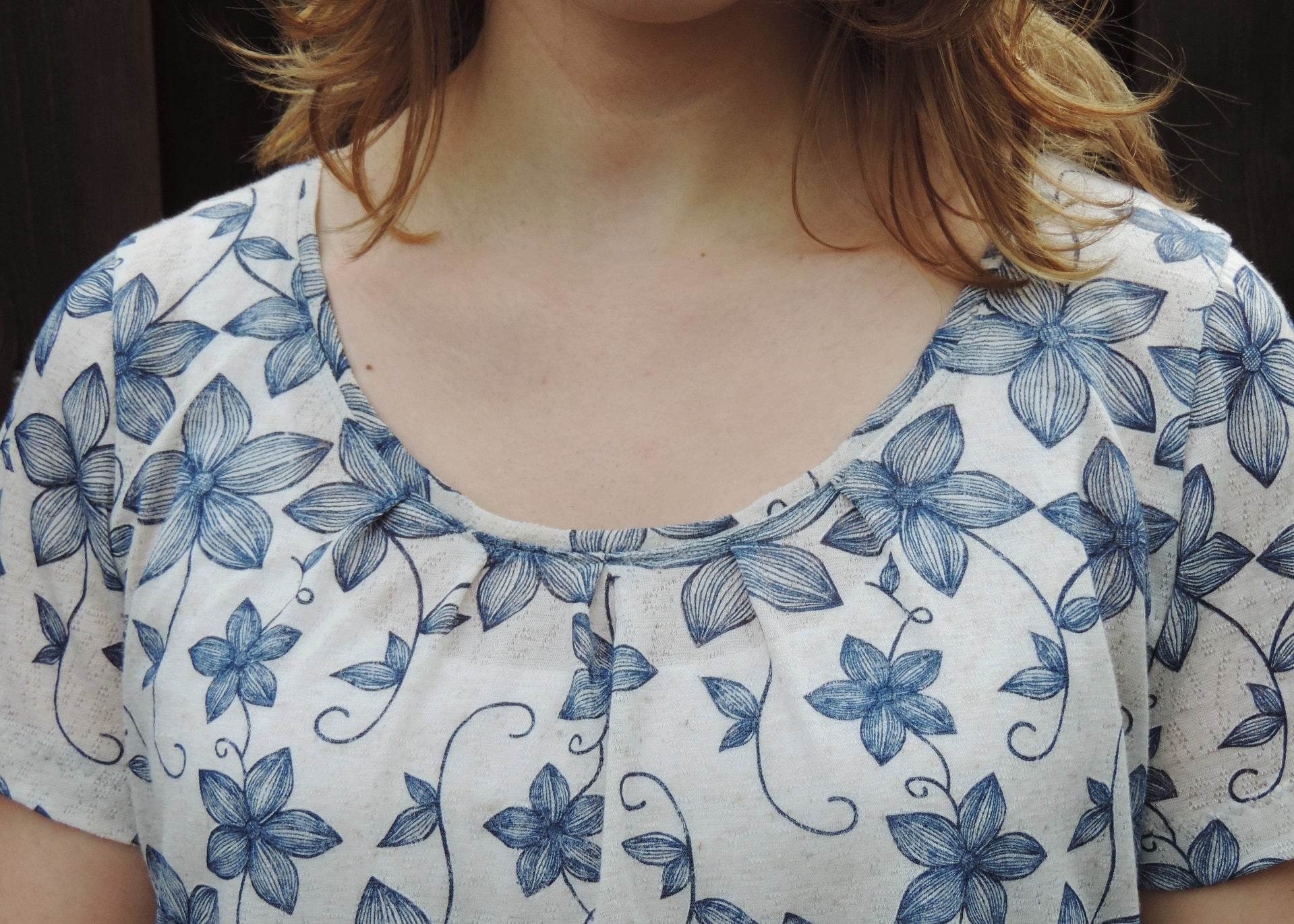 Schnittmuster Gloria – Jerseyshirt mit Falten & Passe Gr. 34-50 / Bu 80-116 - Sewando