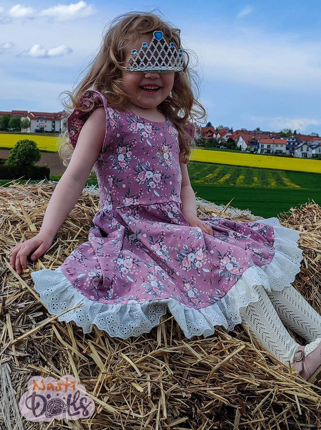 Happy Roxani - Gr 86-152 - Vokuhila Kleid Schnittmuster - Sewando