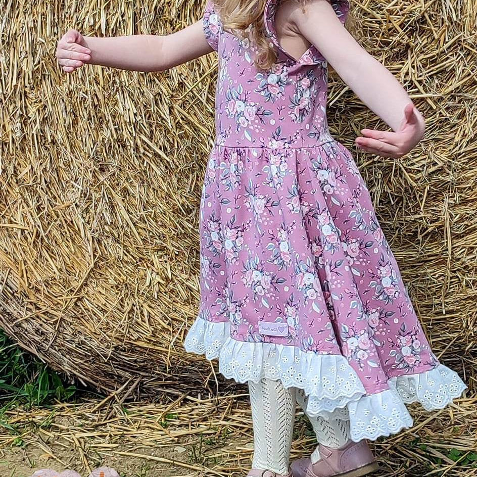 Happy Roxani - Gr 86-152 - Vokuhila Kleid Schnittmuster - Sewando