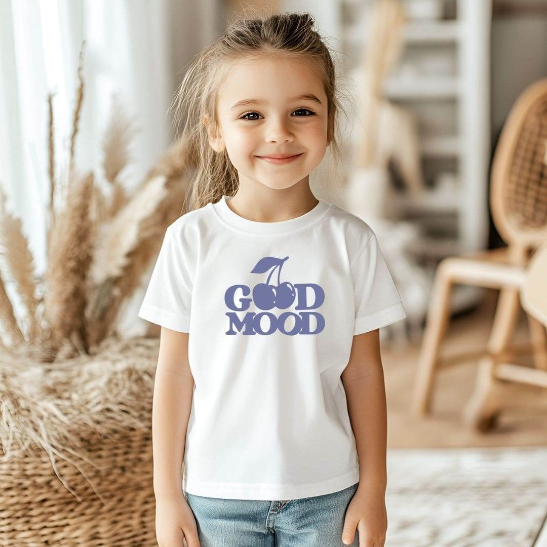 Plotterdatei Good Mood – Retro-Kirsch-Design für Shirts, Taschen & Co. - Sewando