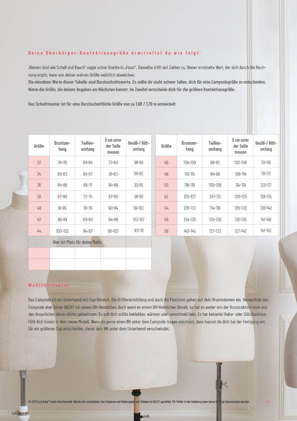 Schnittmuster #Nighty Nachthemd/ Negligee Gr. 32-58 - Sewando