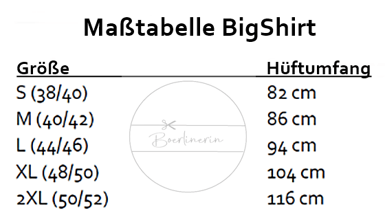 Bigshirt Schnittmuster+Nähanleitung Gr. S-XXL mit Kapuzen Add-On : - Sewando