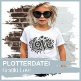 Plotterdatei Graffiti Love - Sewando
