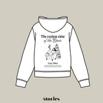 Weihnachtliche Plotterdatei The coziest time of the Year – Line Art Frau im Sessel mit Tanne und Tasse. Perfekt für Christmas Sweater & winterliche DIY-Projekte.