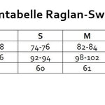 Raglan Sweater & Hoodie Schnittmuster+Nähanleitung Gr. XS-XL | BU 83-116 CM : - Sewando